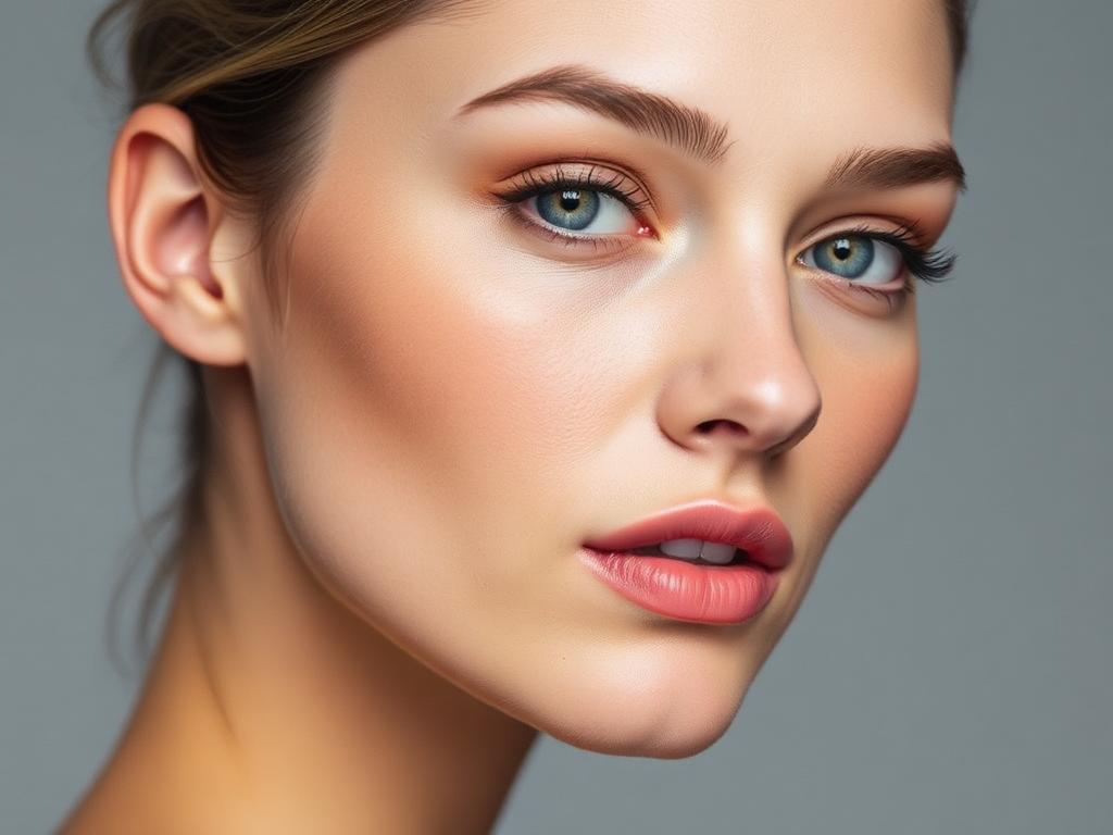 Pómulos definidos tras aumento con relleno facial, clínica de medicina estética en Madrid