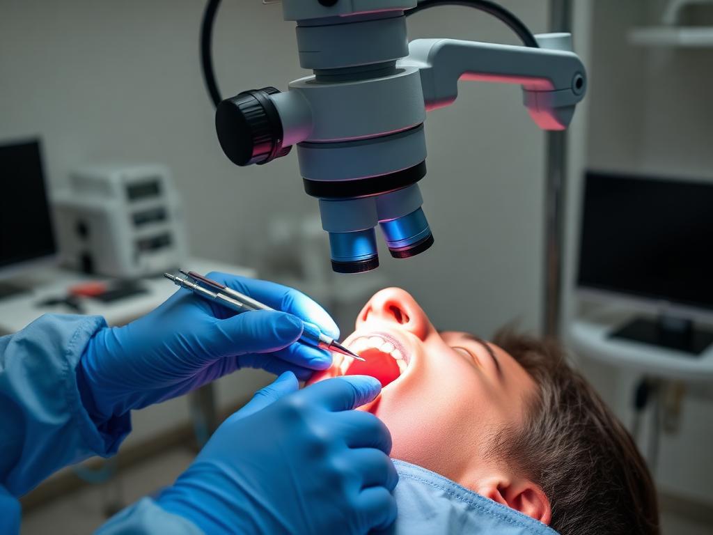 Tratamiento de endodoncia con microscopio dental en Clínica BC, Moratalaz, Madrid