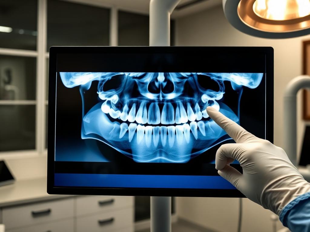 Radiografía panorámica para extracción de muelas del juicio en Clínica BC, Moratalaz, Madrid